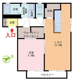クァトルセゾン B棟【2階】の間取り