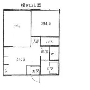 ハイツヴェルデ【1階】の間取り