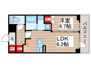 アルファプライム東陽町【8階】の間取り