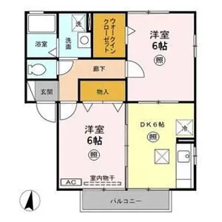 グランリーオ B【1階】の間取り