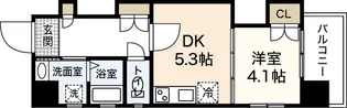 フォルシア大手町【5階】の間取り