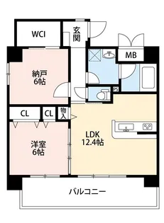 ベロフィオーレ宮之阪【7階】の間取り