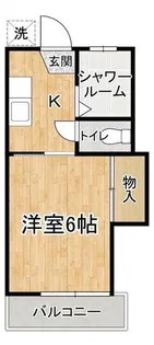 ハイツ路川【1階】の間取り