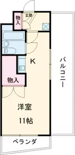 ソシオ豪徳寺【3階】の間取り