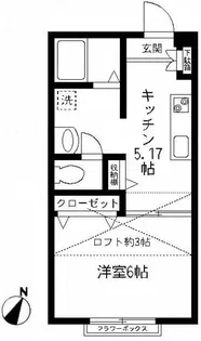 エスペランスハイロード【2階】の間取り