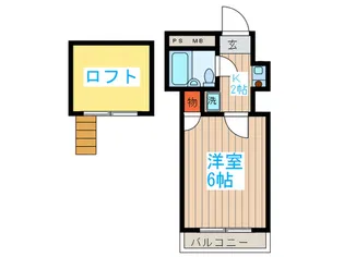 フェリス中野【2階】の間取り