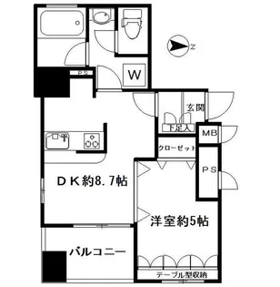 デュオ・スカーラ田原町【4階】の間取り