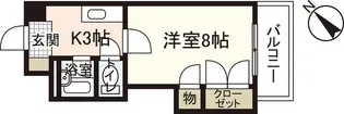 ROSE米田【3階】の間取り