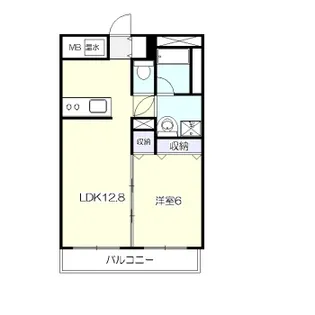デュランティ長町【2階】の間取り