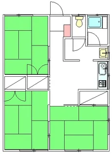 コーポ・ゴリ【2階】の間取り