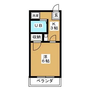 ハイム入船【1階】の間取り