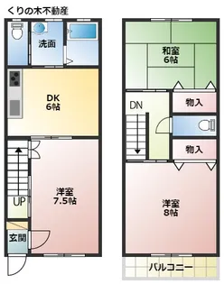 00コーポの間取り