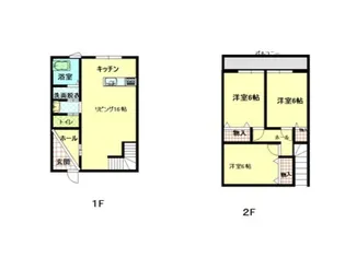 山口県防府市勝間1【一戸建】の間取り