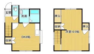 佐賀県佐賀市八戸1【一戸建】の間取り