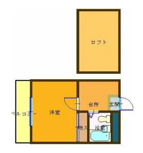 神奈川県横浜市鶴見区北寺尾2【アパート】の間取り