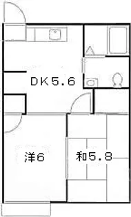 ファミールすずき【1階】の間取り