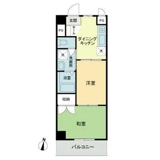 レジデンス船橋【7階】の間取り