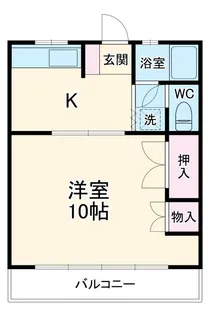コーポ中沢II【1階】の間取り
