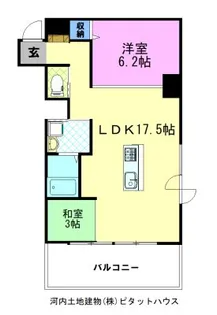 イマイエ・アーバンコネクション【2階】の間取り