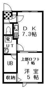 エステートinリブ【2階】の間取り