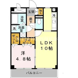 グレース パラシオン【3階】の間取り