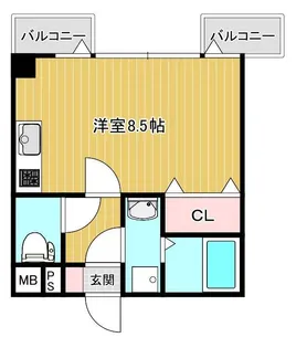 あおいビル【4階】の間取り