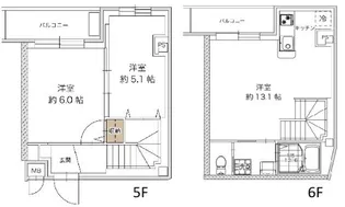 レピュア西尾久レジデンスの間取り