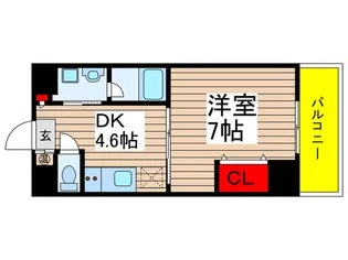 ケフィーズ・クニミ【9階】の間取り