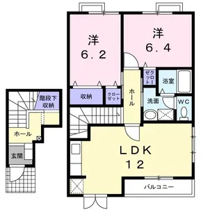 エトワール C【2階】の間取り