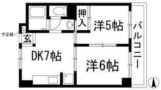 高木マンション【3階】の間取り