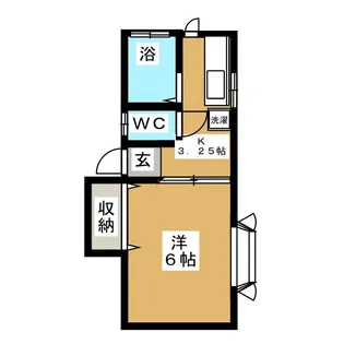 メゾンパリ【2階】の間取り