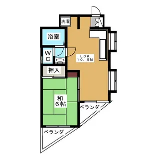 笹井アパート【1階】の間取り