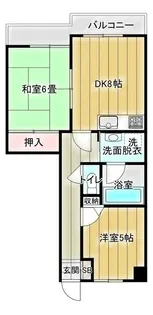 ルマージュ綾瀬【1階】の間取り