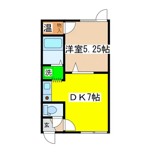 ハイツコウシン【2階】の間取り