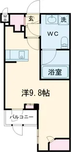 レジデンス東中野ガーデン【1階】の間取り