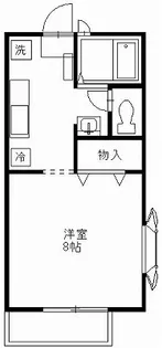 サンヒルズA【1階】の間取り
