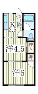 トスカーナ【1階】の間取り