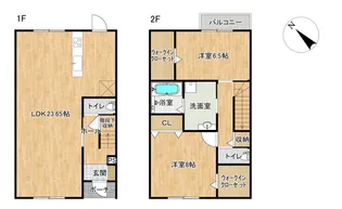 長崎県佐世保市相浦町【一戸建】の間取り