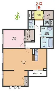 TALMUNDGARTEN【2階】の間取り