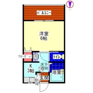 ポート南馬込【1階】の間取り