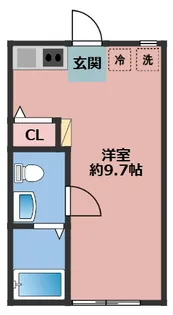 ハッピーヒルズ長後【1階】の間取り