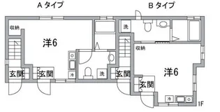 若宮ハウス【1階】の間取り