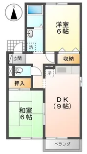 サン・メゾン【1階】の間取り