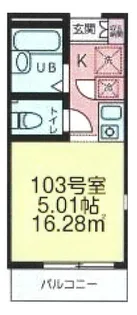 サン・シーロA【1階】の間取り