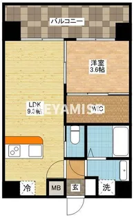 modern palazzo 城栄クラシス【5階】の間取り