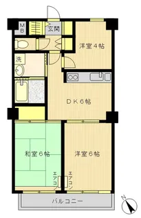 ライオンズマンション荻窪第3【5階】の間取り