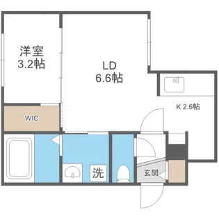 moderno HASSAMU【2階】の間取り