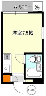 レスポワール南馬込【4階】の間取り