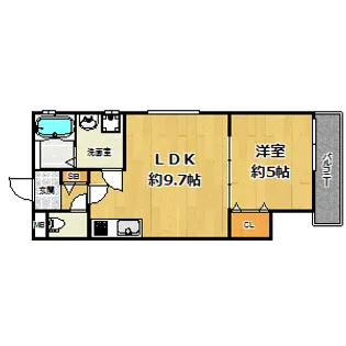 セレニティ田川北A棟【3階】の間取り