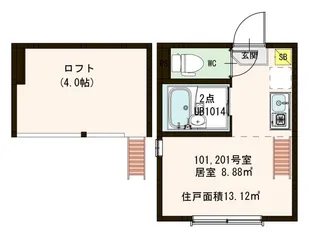 Stage 赤羽西【1階】の間取り